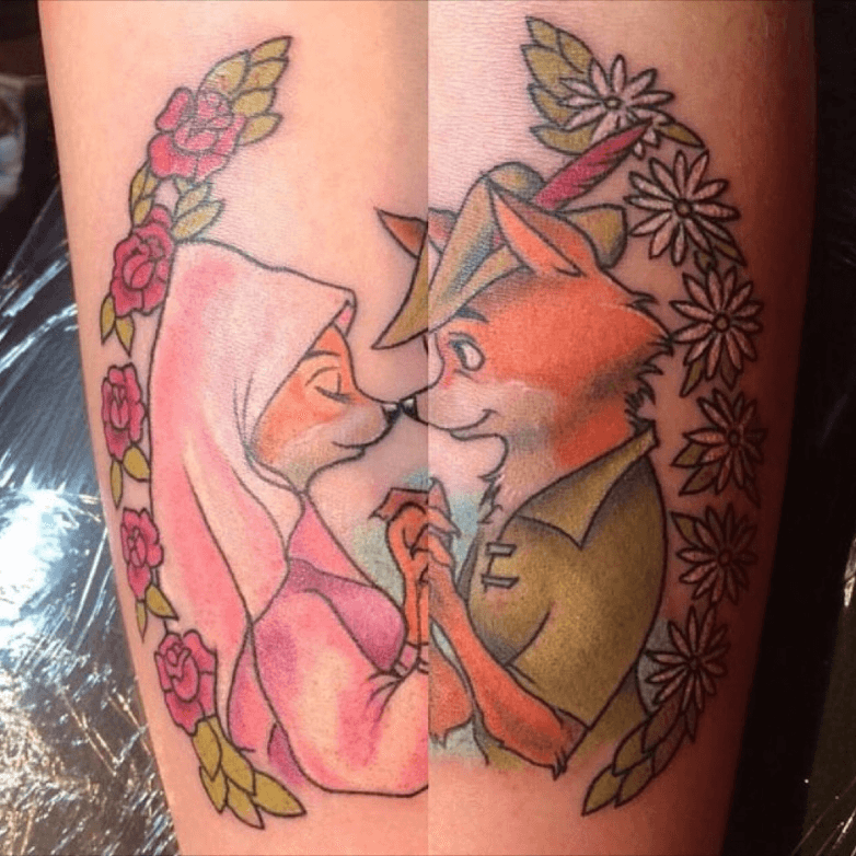 Robin Hood Tattoo by Karan Sarin  Tattoos Disney tattoos Cartoon tattoos