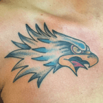 Eagle head. #tattooapprentice #anthonylowtattoos #eagle #traditionaltattoo #sailorjerryflash #tattooflash #americanatattoo #eagletattoo 