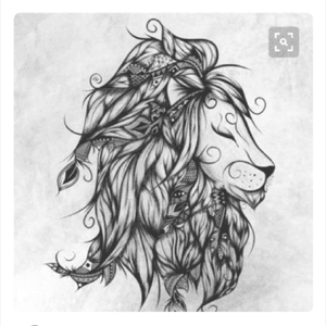 #megandreamtattoo this is another tattoo of a lion i am considering. Lions are my spirit animal. They are a symbol to my life and how i take care iof my life how ive conqured things in life and how strong of a woman i am. 