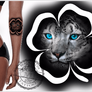 #tattoodesign #leopard #blueeyes #animal