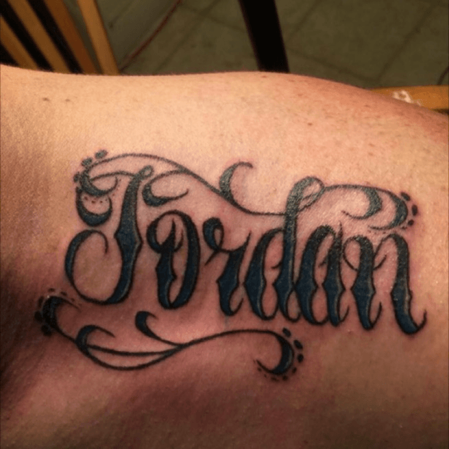Jordan Name Tattoo Designs