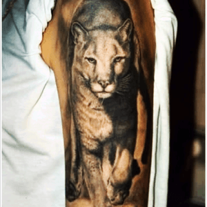 Amazing panther tattoo. Run, fight, love. My #dreamtattoo
