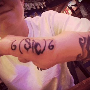 #slipknot #tattoo #6sic6 #666 #sic 