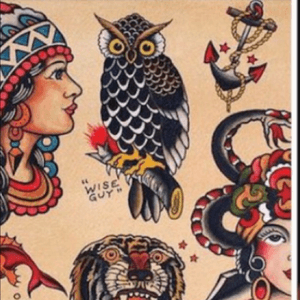 Sailor jerry "wise guy owl" #mydreamtattoo 