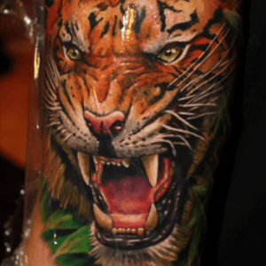 #megandreamtattoo a great angry tiger! 