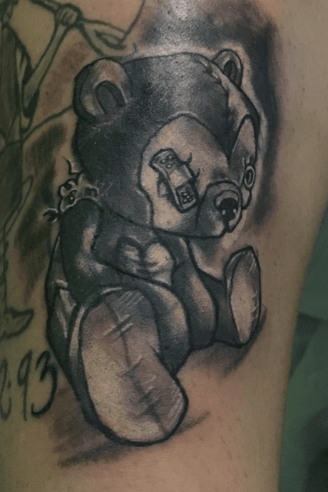 Teddy Bear Tattoos  Tattoo Designs Tattoo Pictures  Page 2