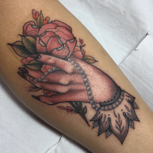 Hand and rose#hand #rose #victorian 
