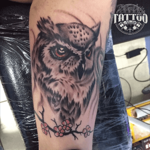 Fun owl 👌#owltattoo #tattoo #blackandgrey #inked #fkirons #direkt2 #criticaltattoo #tattooaddictsouthafrica #worldfamousink 
