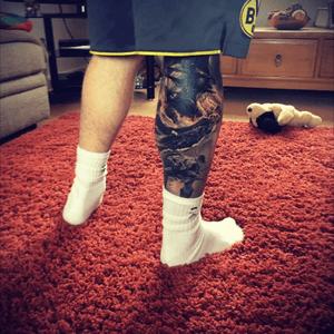 Leg sleeve #leg #sleeve #tattoo 