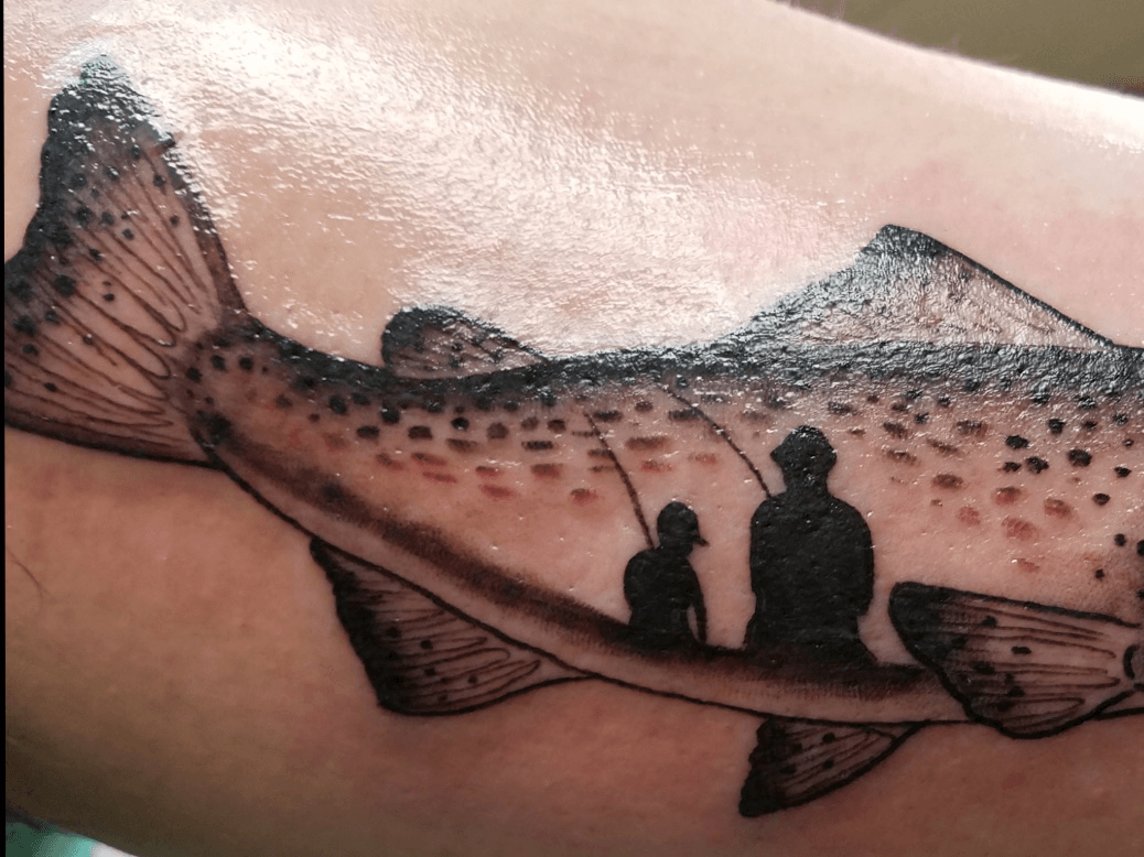 101 Amazing Fishing Tattoo Designs You Need To See  Small fish tattoos  Fish scale tattoo Fly fishing tattoo
