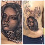 #tattoo #tattoos #blackandgreytattoo #ladyface #workinprogress 