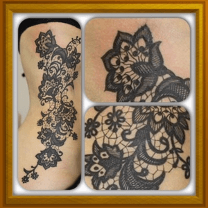 Lace tattoo ideas