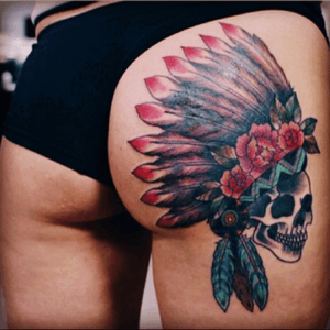 More of my ass than my hip. #nativeamericanskull