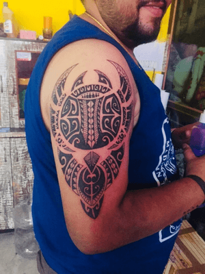Traditional maori tattoo