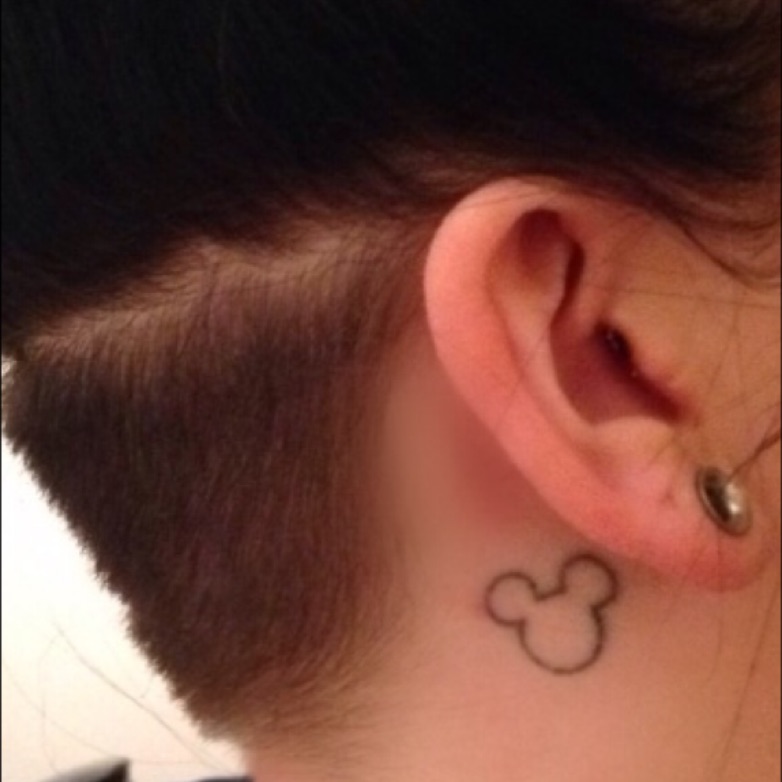 Small Ear Tattoos  Etsy