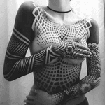 Norm.tatu #blackwork #bodysuit #linework #geometric 