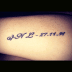 Dont forget 😂 #inl #271191 #madein2010 #mikstattoo #bjørnmikstattoo #name #date #mybody #old #oneofthefirst 