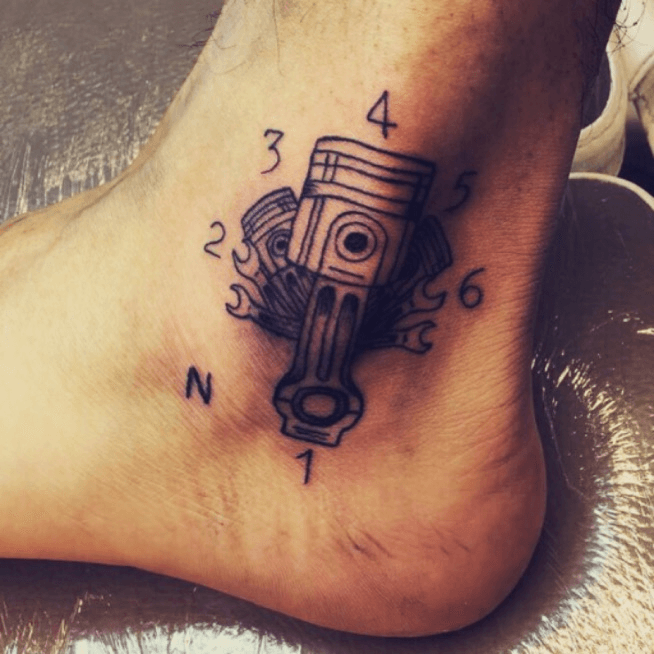 Buy Speed Gear Shift Gearbox Temporary Tattoo Sticker set of 2 Online in  India  Etsy