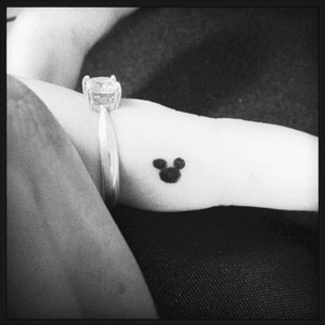 Mickey on my ring finger 