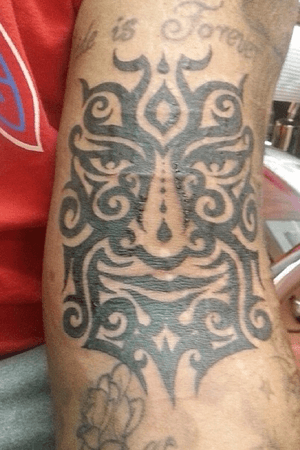 Samoan tribal face