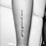 Nº291 #tattoo #tatuaje #ink #inked #lovequote #quotetattoo #loveyourself #loveyourselffirst #bylazlodasilva