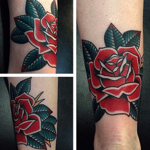  #rosetraditional #tattoodo #tattoo 