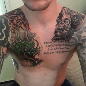 Need ideas to fill the gap on my chest 