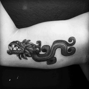 Quetzalcóatl by Stan Leeray mexican tattooist #stanleeray #gallonegrotatuador 