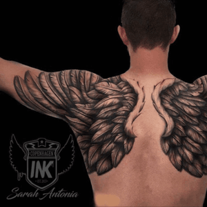 Angelwings👉🏼👉🏼👉🏼for contact plz write on fb or ig: sarah antonia tattoo