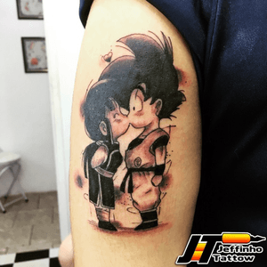 Tattoo Goku e Titi #goku #songoku #jeffinhotattow 