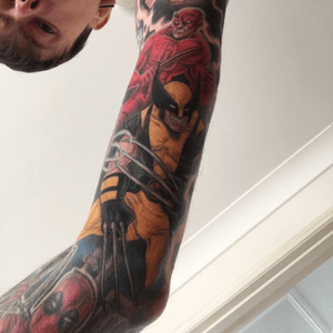  #Daredevil and #Wolverine added to my #Marvel sleeve