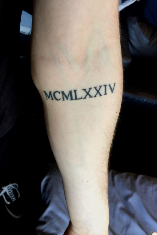 Tattoo Uploaded By Robertbrownnnn Roman Numeral Tattoo 499262 Tattoodo