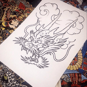 #dragon #sketch #japanese 