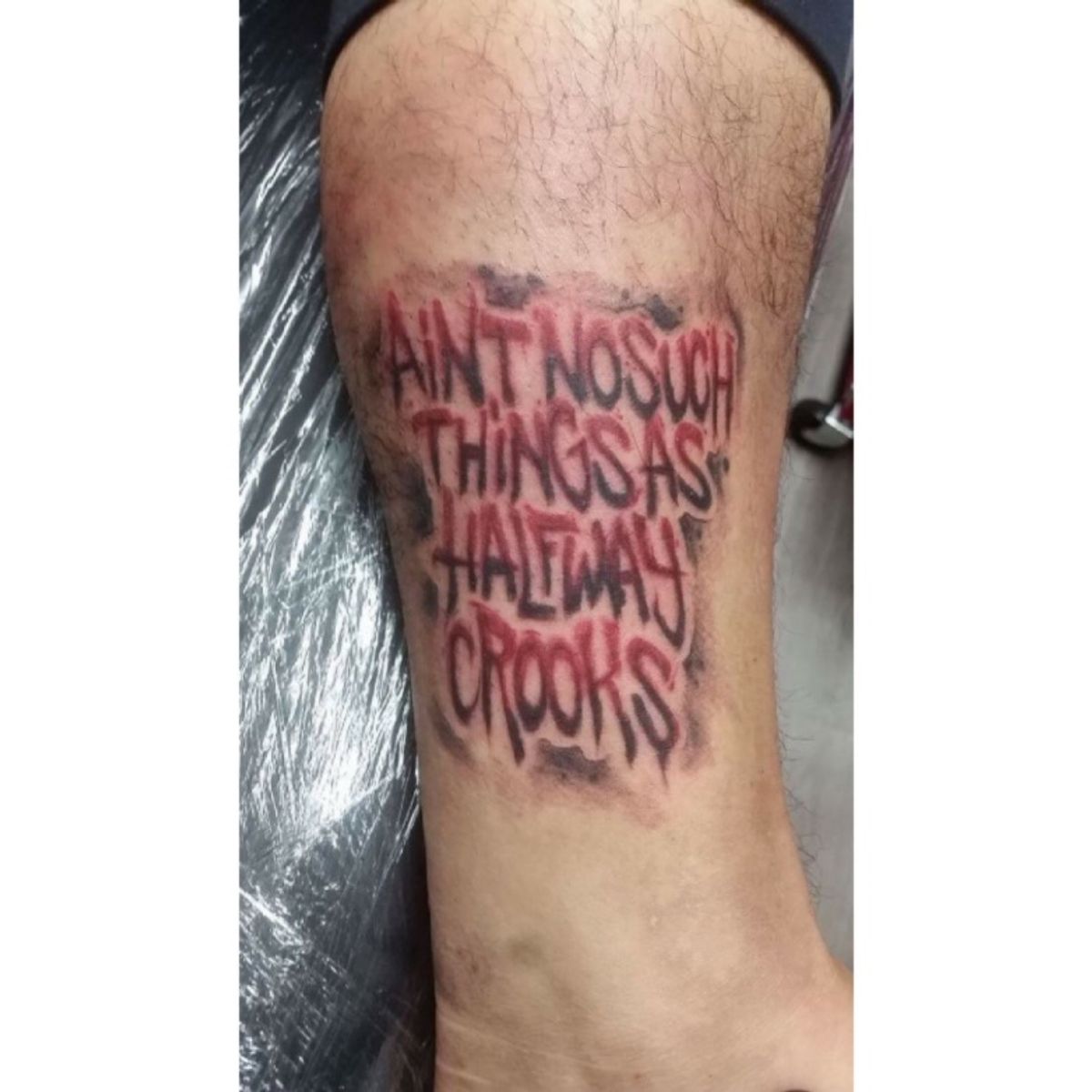 Tattoo Uploaded By Sammy Jay • Aint No Such Things As Halfway Crooks