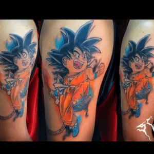 Kid Goku 🐉🌕Z #wathercolor #fullcollors #like4like By:Julio Cesar