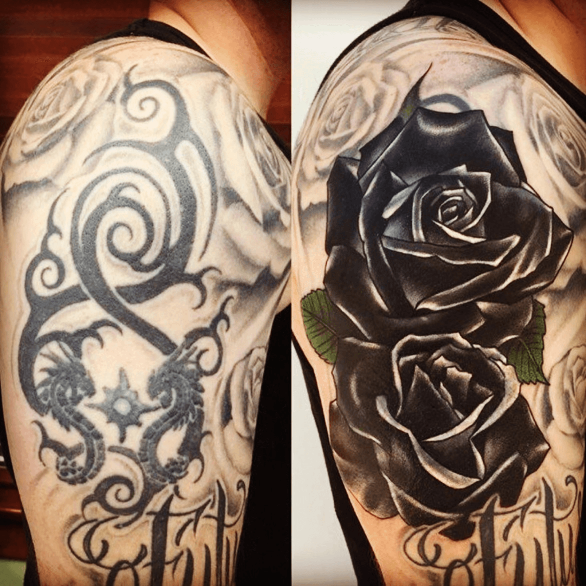 Tattoo Uploaded By Steve I Would Love To Have This As Cover Up On My Upper Arm As My Dream Tattoo Done By Mydreamtattoo Amijames Tattoodo