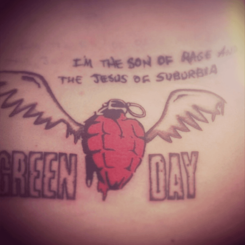 Green Day Tattoo by lucidkatcrafts on DeviantArt