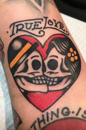 True love knuckle font  True love tattoo, Best sleeve tattoos