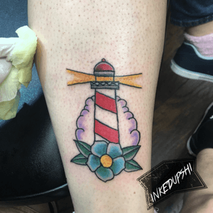 Traditional lighthouse by INKEDUPSHI on instagram 