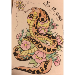 A recreation of a tattoo by Tilly Dee! ☺️ #tattooflash #flashart 