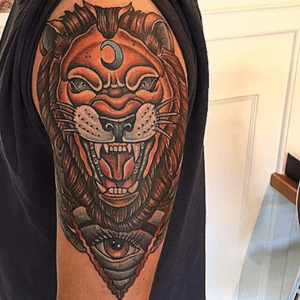 LION! #inked #tattoo #liontattoo 