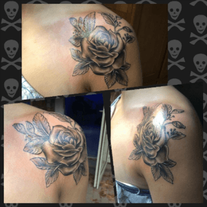 TattooBruce Darksideshop #rose#black#and#gray#shader#tattoo#inkt