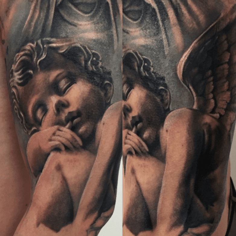 Stone angel by nath  nathtattoo91   Studio One Tattoo  Facebook