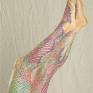 Mermaid tail tattoo #mermaid 