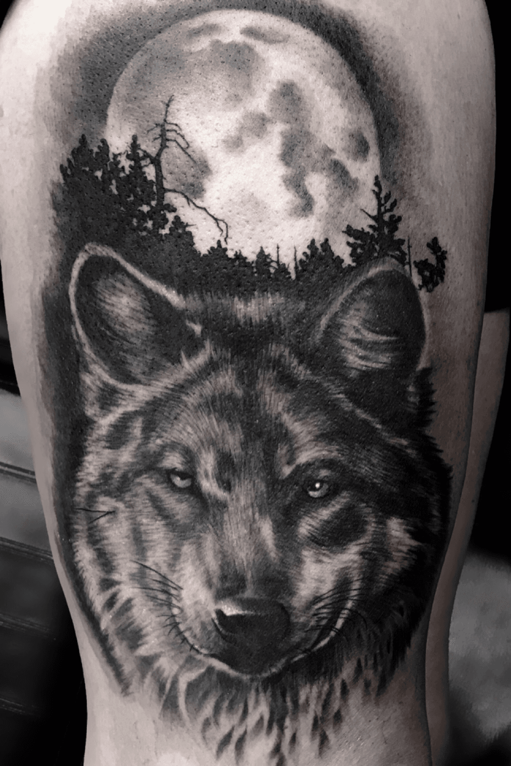 Update 96 about wolf moon tattoo super cool  indaotaonec
