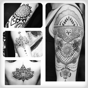 Mandala #mandala #lace #linework #dotwork #geometric #angles #henna 