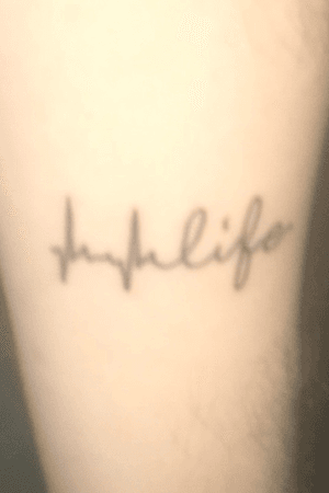 Heartbeat monitor with “life” on the line