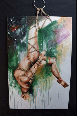 “Suspension III” (Mixed Media Painting by me)                                                                  —> info.jayfreestyle@gmail.com 