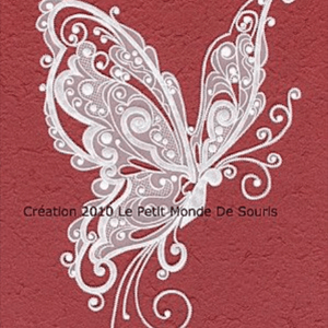 Lace butterfly for left arm/shoulder
