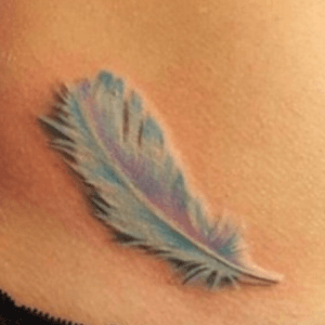 Feather #dreamtattoo #pastel 